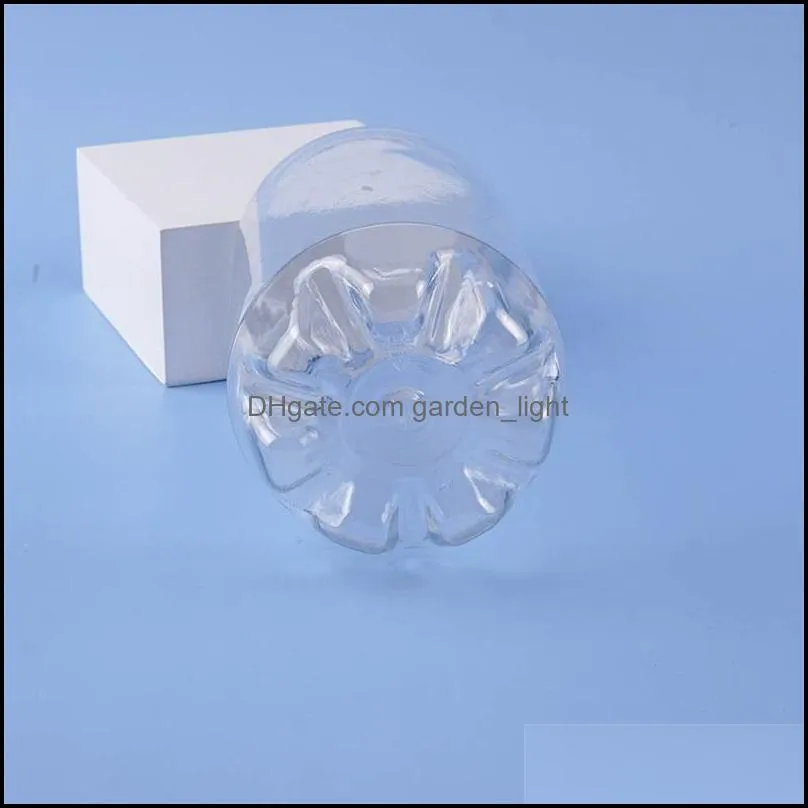 plastic beverage bottle pcan 350ml 500ml 650ml ringpull can round water bottles disposable food grade pet juice cups b3