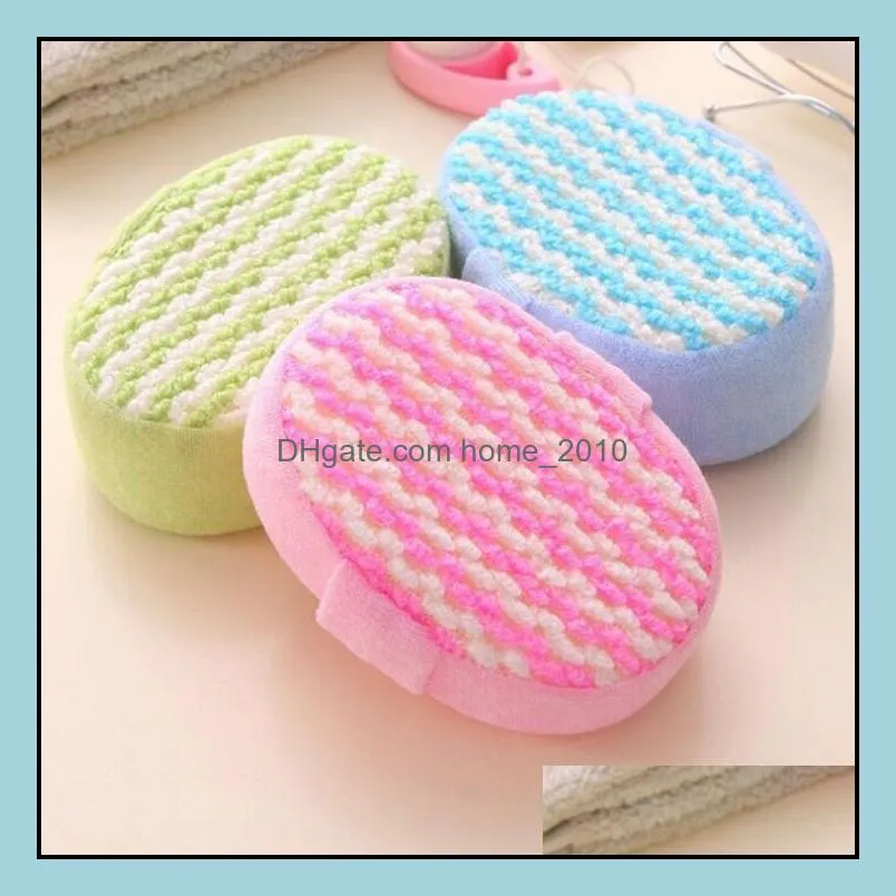 sale bath sponge massage multi shower exfoliating body cleaning scrubber random bathing loofah sponge 14x11x5cm rre13491