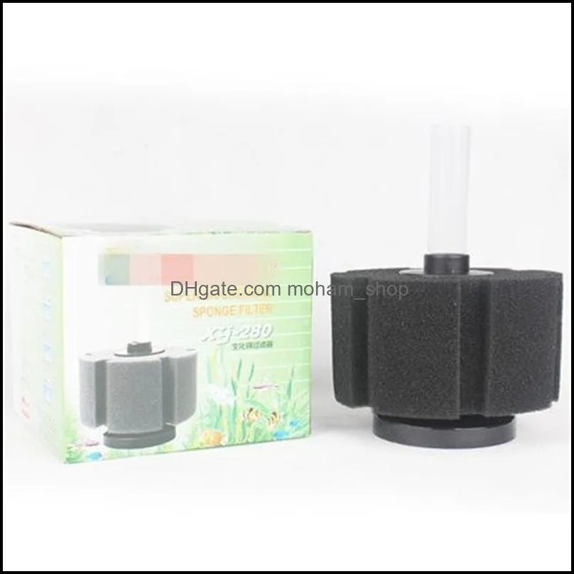 aquatic organisms practical biochemical cotton filtration aquarium fish tank pond sponge filter material black pure color 8 5db3 bb