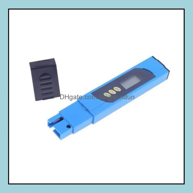 tds ph meter 09999 ppm titanium probe big screen pocket pen digital portable tester for aquarium pool