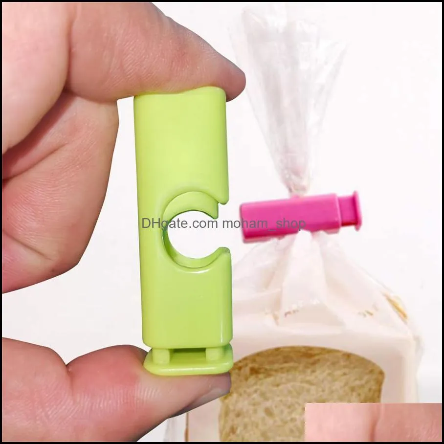 other household sundries snack bag with bread moistureproof and freshkeeping clip plastic bag spring sealing milk powder press