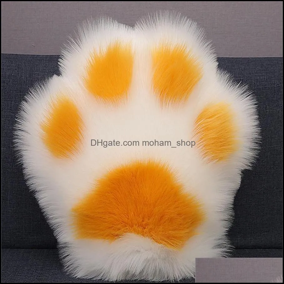 2022 lovely cat claw pillow bear cushion sofa family plush toys bedside chair back