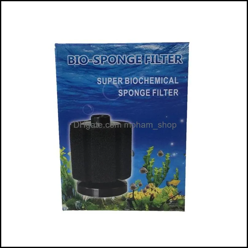 aquatic organisms practical biochemical cotton filtration aquarium fish tank pond sponge filter material black pure color 8 5db3 bb