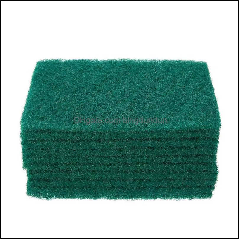 dark green durable heavy duty scour pad general purpose scrub sponge scouring nonscratch pot scrubber cleaning