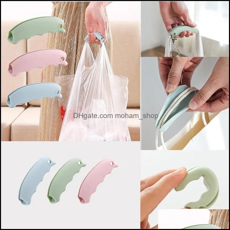 other household sundries 1pc grocery shopping bag silicone lifting holder handle grip easy carrying tool nonslip grooves surface