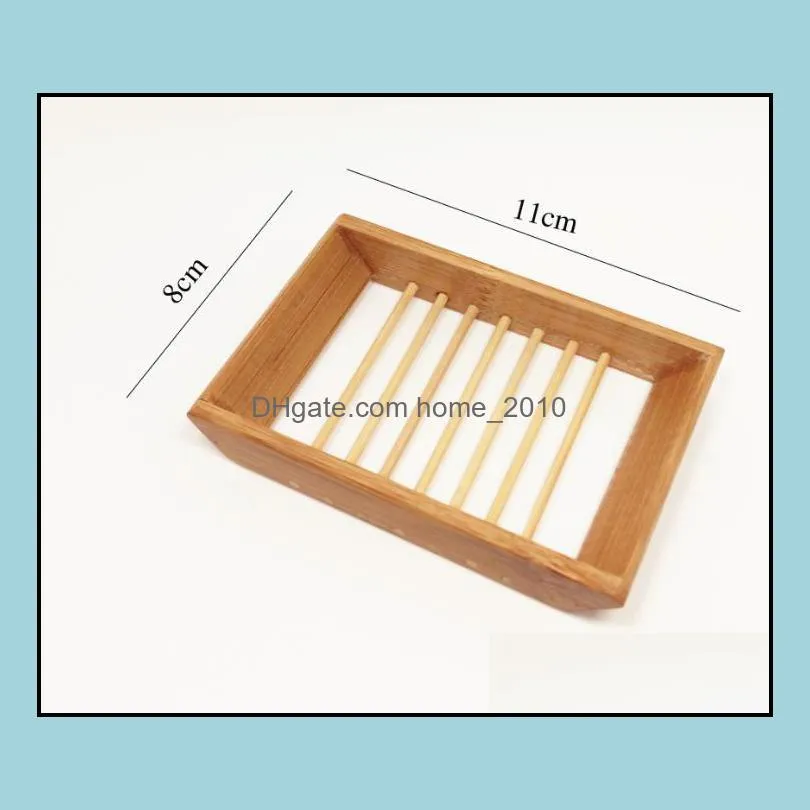 5 styles natural bamboo soap holder creative environmental protection natural bamboo soap dish drying soap holder sn3112