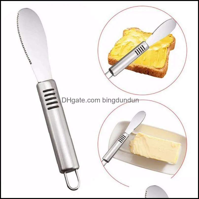 stainless steel grater cake tools butter cutter cheese jam spreaders wipe cream utensil multifunction bread knife kitchen gadgets