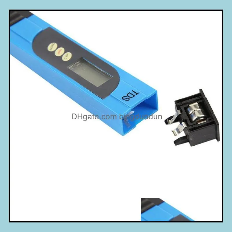 tds ph meter 09999 ppm titanium probe big screen pocket pen digital portable tester for aquarium pool