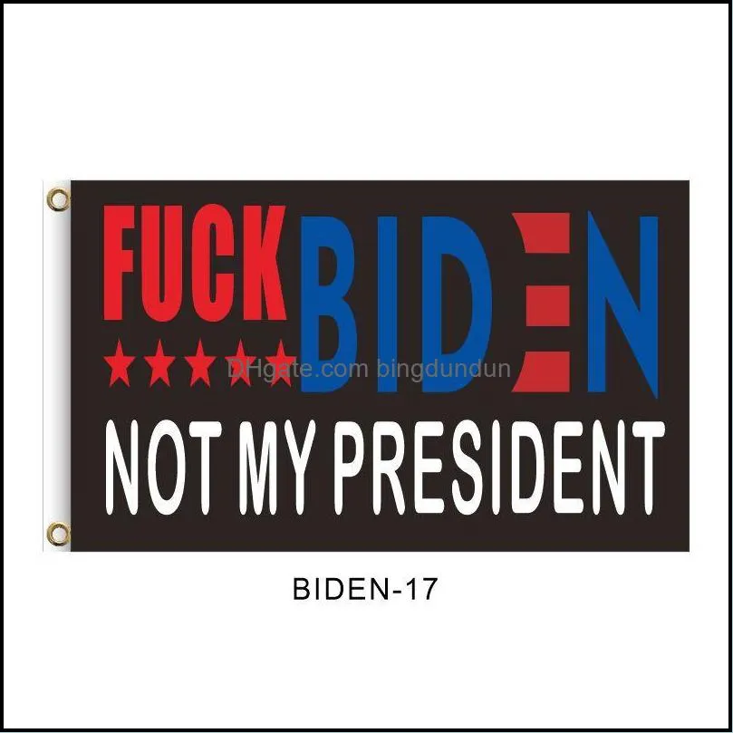 2024 trump biden is not my president 90x150cm us presidential election flag polyester pongee material trump flags banners 19 style 647