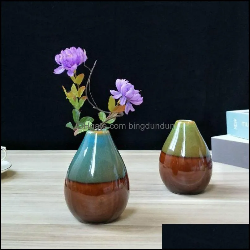 ceramic flower pot vase creative delicate festival gifts office porcelain home table decor ornament mini vases