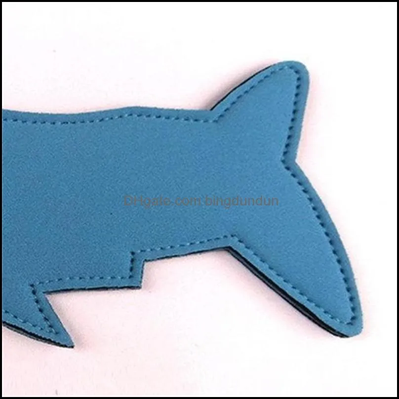 kitchen kitchen dining bar home garden drop delivery ice sleeve environmental shark shape pure color popsicle holder neoprene  8