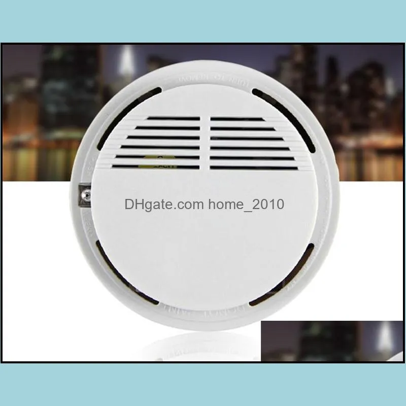 white wireless smoke detector system with 9v battery operated high sensitivity stable fire alarm sensor suitable sn2148