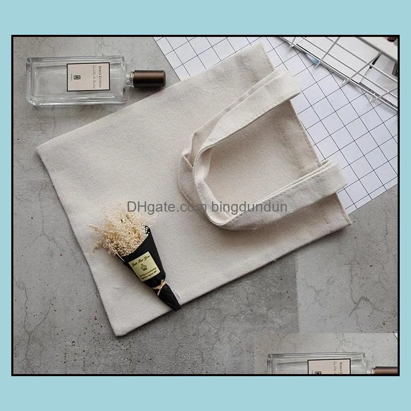 black/white blank pattern canvas shopping bags eco reusable foldable shoulder bag handbag tote cotton tote bag sn871