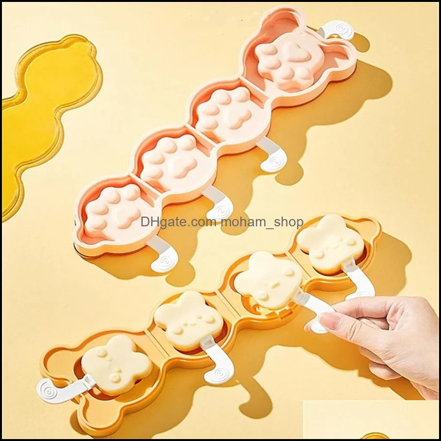 baking moulds with lid pear paste lollipop mold home homemade silicone diy material cheese stick mold caterpillar