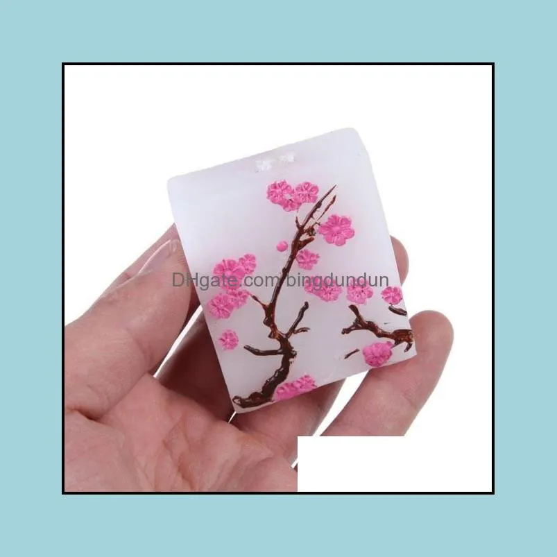 100pcs wedding candles smoke scented wax cherry blossoms candle wedding present gifts favors party decoration sn409