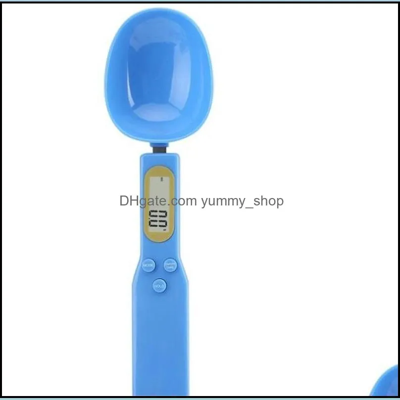 electronic spoon measuring device small sized solid color measuring spoons portable plastic kitchen accessories arrival 16 5dh l2