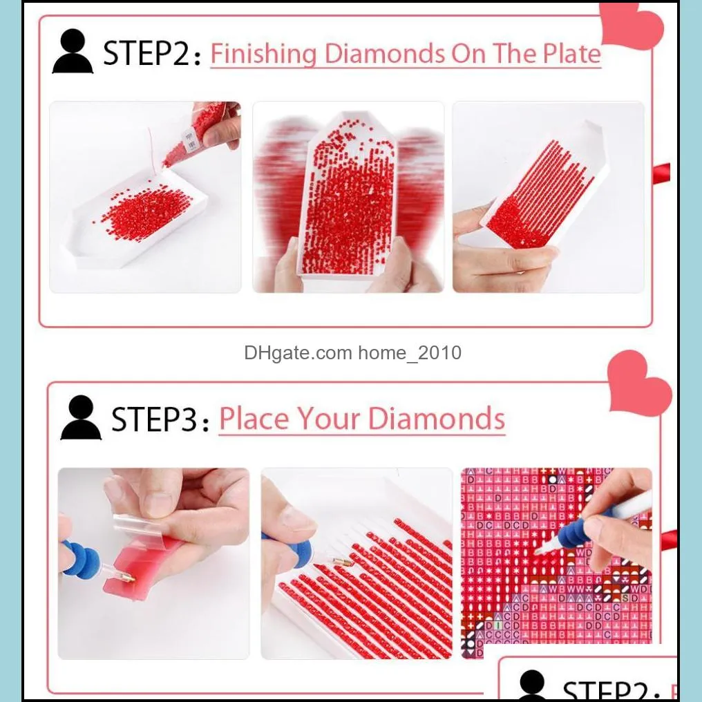 5d diy adult children rose diamond painting kit rhinestone painting art decoration for beginners 11.8x11.8inches rrd12792