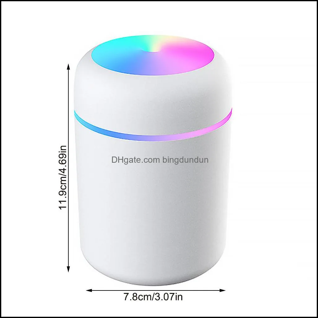 novelty items portable 300ml humidifier usb ultrasonic dazzle cup aroma diffuser cool mist maker air humidifier purifier with romantic