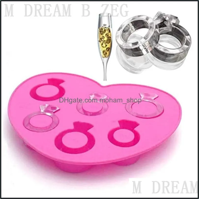 ice tray diamond love ring ice cube style ze ice cream maker mould special tool for summer