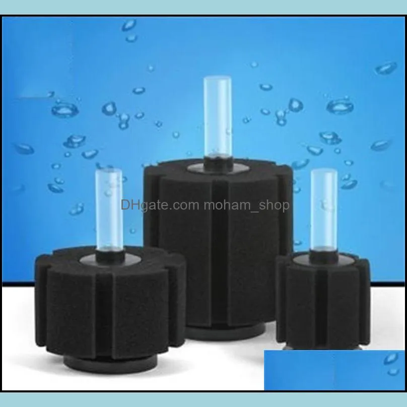 aquatic organisms practical biochemical cotton filtration aquarium fish tank pond sponge filter material black pure color 8 5db3 bb