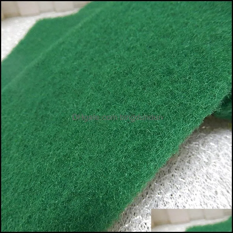 dark green durable heavy duty scour pad general purpose scrub sponge scouring nonscratch pot scrubber cleaning