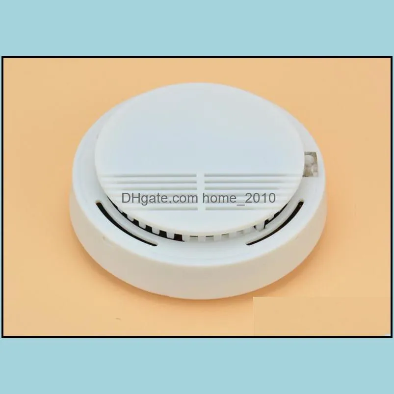 white wireless smoke detector system with 9v battery operated high sensitivity stable fire alarm sensor suitable sn2148