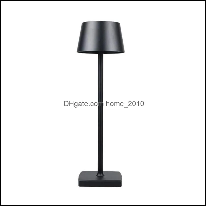  home decor outdoor portable usb rechargeable cordless table lamp touching control dimmable desk led lamp small night light seaway