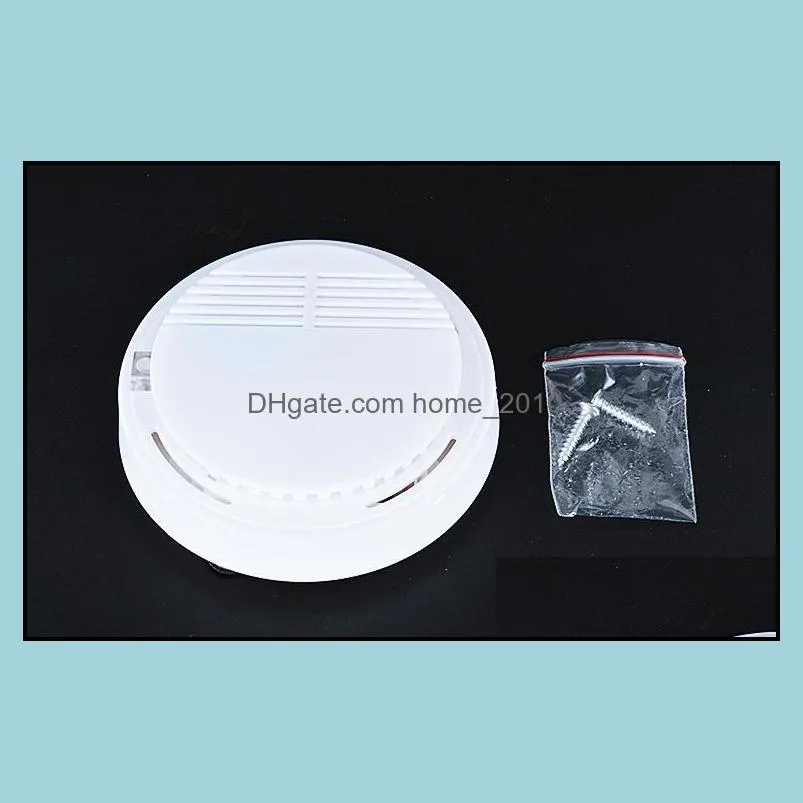 white wireless smoke detector system with 9v battery operated high sensitivity stable fire alarm sensor suitable sn2148