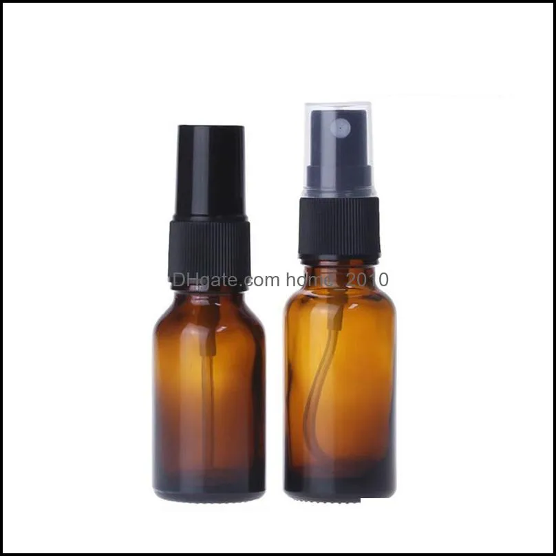 100ml empty brown glass spray bottle atomizer pumps for essential oils travel perfume bulk portable hand sanitizer bottle