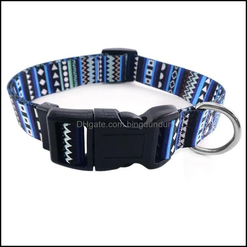 dog collars national styles necklace pets supplies digital printing colorful bohemia comfortable 5 5dy q2