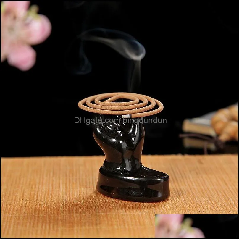 mini aromatherapy oven fragrance lamps smallscale ceramics pagoda aroma burners backflow ornaments incense rack perfume mountains and rivers 1 9yk