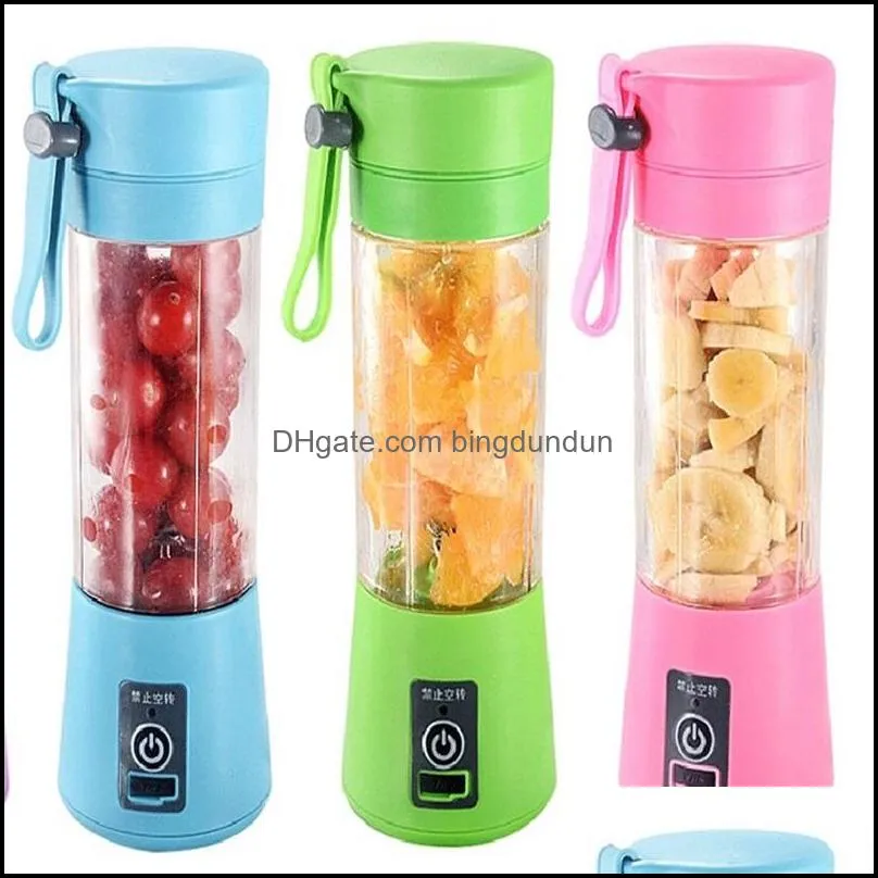 1300ma electric juicer cup mini portable usb rechargeable juice blender and mixer 2 leaf plastic juice making cups 400 v2