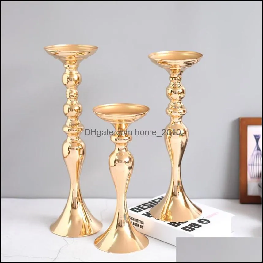 s/m/l mermaid candle holders exquisite wedding props road guide silver gold metal candlestick european furnishings by sea rrb14912