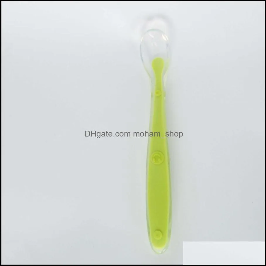 baby silicone spoon training feeding soft childrens spoon mother and products factory wholesale