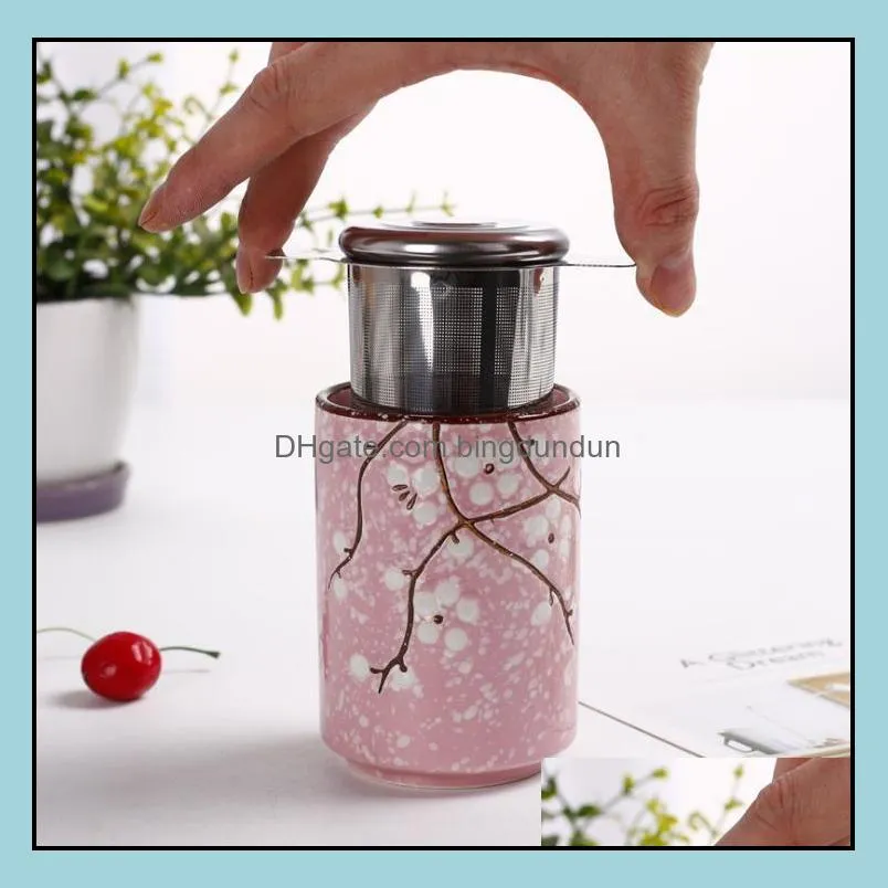 reusable stainless steel tea infuser basket fine mesh tea strainer with 2 handles lid tea and coffee filters for loose leaf sn762