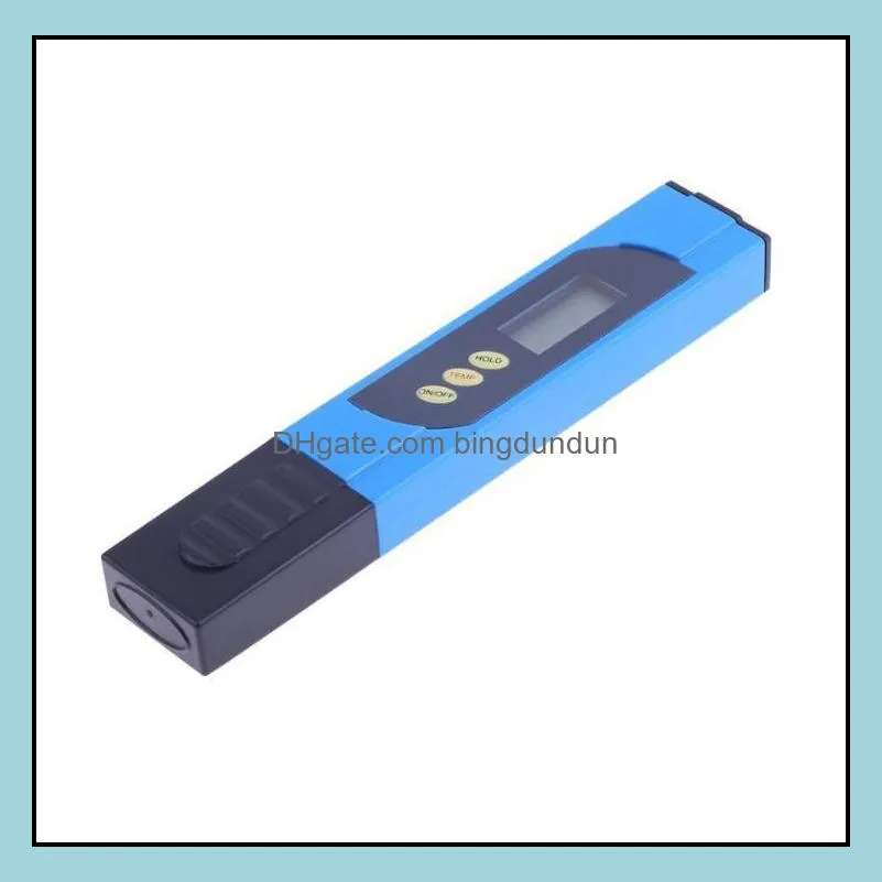 tds ph meter 09999 ppm titanium probe big screen pocket pen digital portable tester for aquarium pool