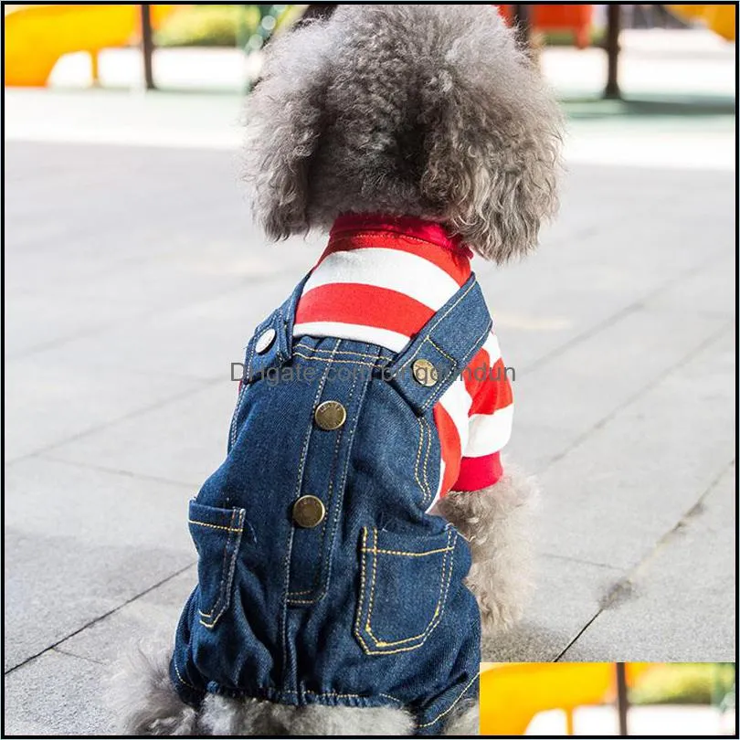 pet dog apparel teddy clothes autumn winter thin section  british strap summer spring jacket bib small dogs fourlegged