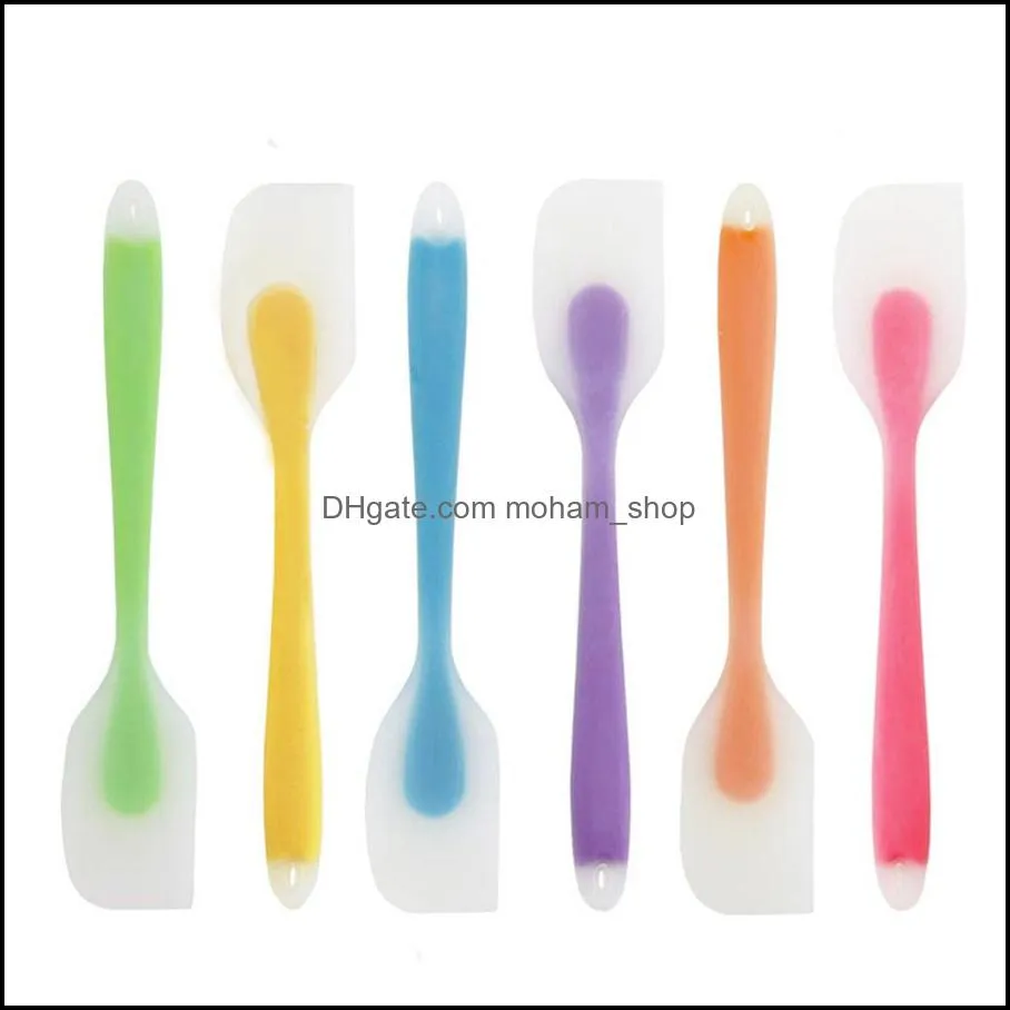 baking tools translucent silicone clear scraper integrated semitransparent large cake nougat knife