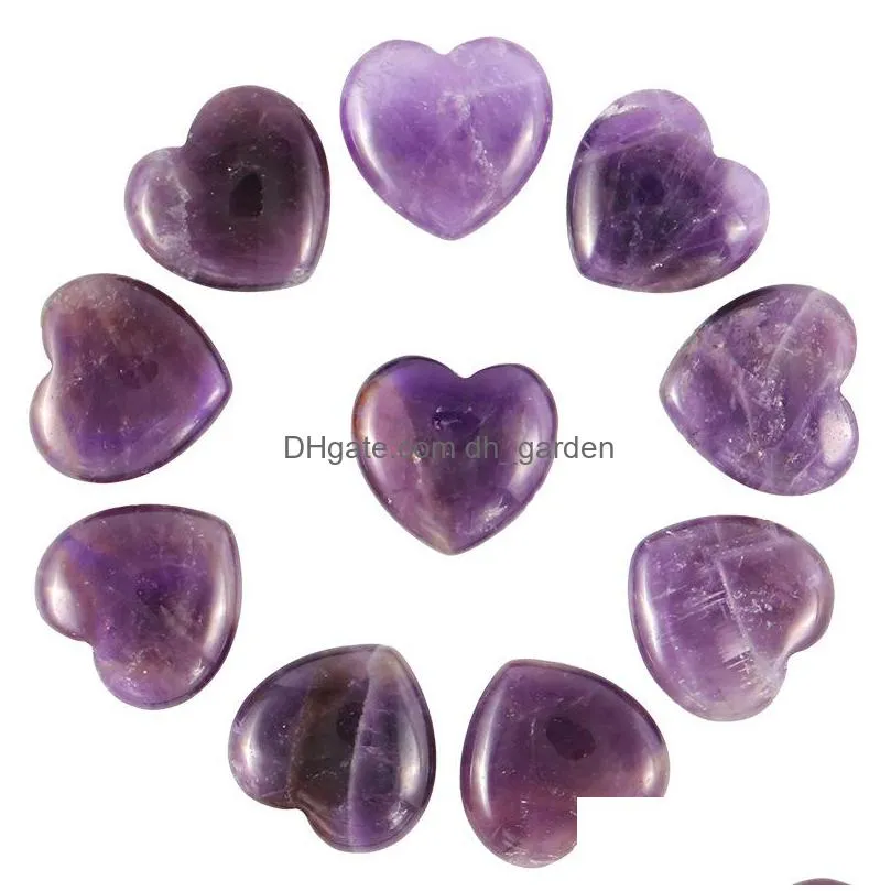 20mmx8mm heart ornaments natural rose quartz turquoise stone naked stones decoration hand play handle pieces accessories