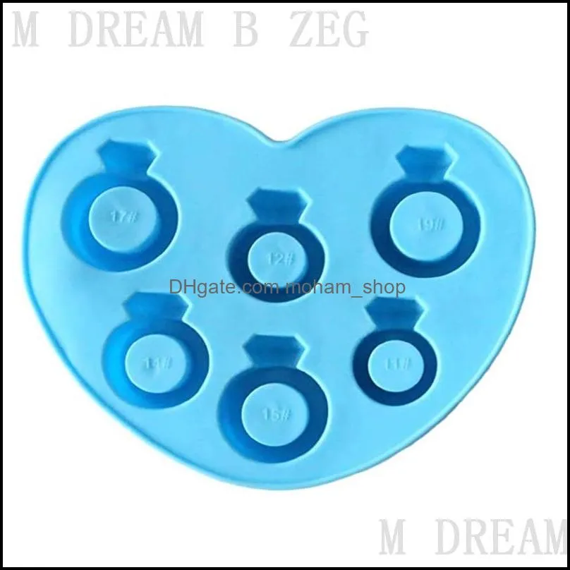 ice tray diamond love ring ice cube style ze ice cream maker mould special tool for summer