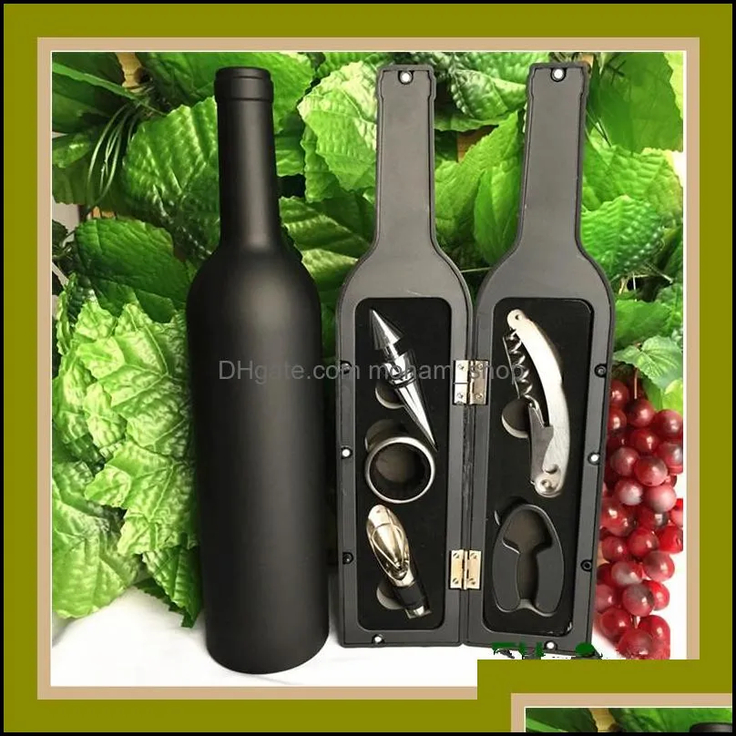 bottle opener 5 pcs in one set red wine corkscrew high grade wines accessory gifts box 16 8fh c r