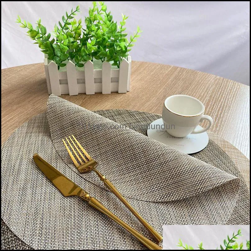 round pvc mats decorative vinyl placemats for dining table runner linen place mat in kitchen accessories cup coaster pad