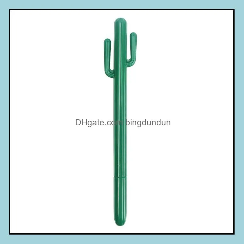 creative small  desert cactus styling pen south korea stationery cartoon cute gel pen student prize dhs sn3554