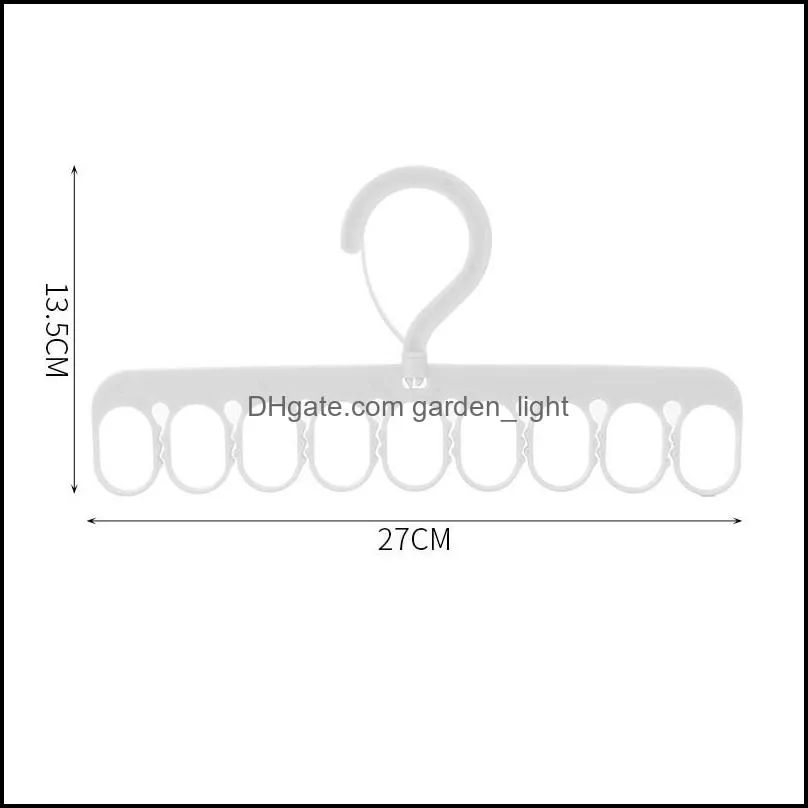 simplicity hanger multi functional clothes nine holes rack storage folded coat non slip clothing stand dormitory accesories 1 3rl