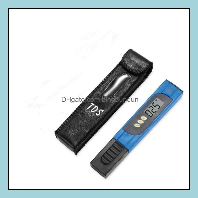 tds ph meter 09999 ppm titanium probe big screen pocket pen digital portable tester for aquarium pool