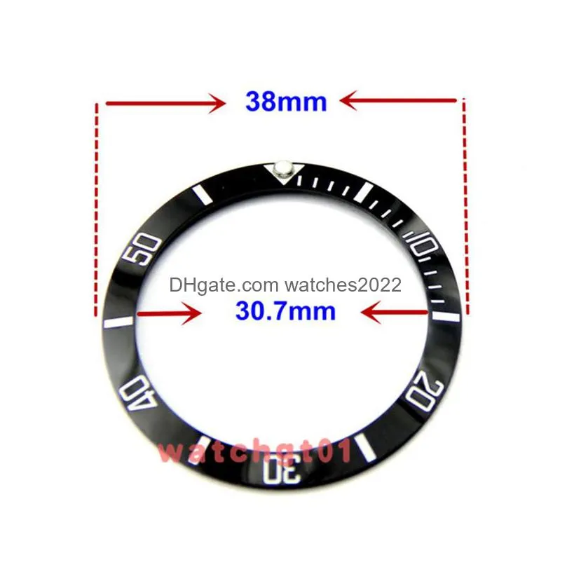 fit for rolex hulk 38mm size ceramic bezel repair tools watch accessories  ln watches part repairmen watchmark man wristwatches