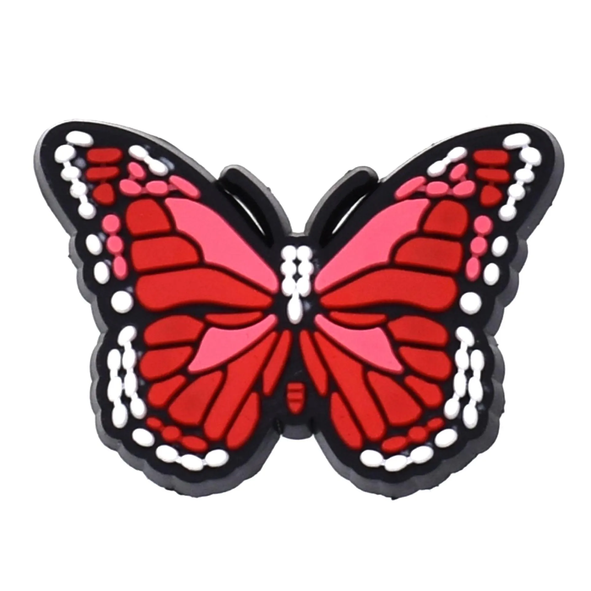 wholesale insect colorful butterflys jibbitz for croc pvc shoe charms buckles fashion accessories soft rubber pvc