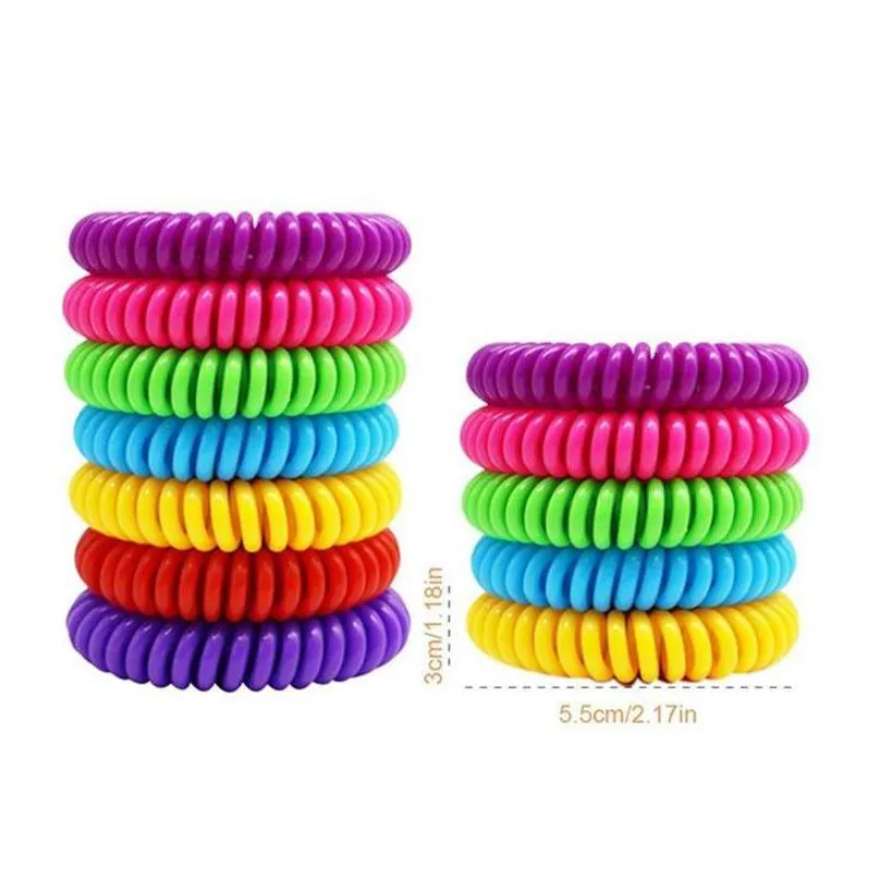 natural safe mosquito repellent bracelet waterproof spiral wrist band outdoor indoor insect protection baby pest control