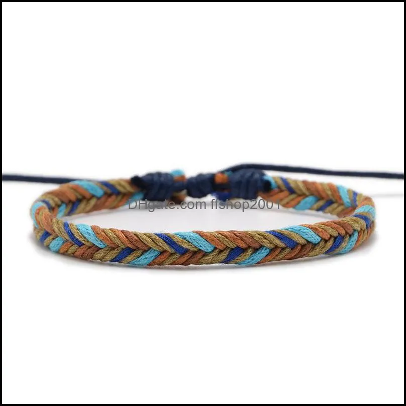handwoven bracelets apparel accessories gifts braided knot rope thread string cotton bracelet bohemia friendship bangle