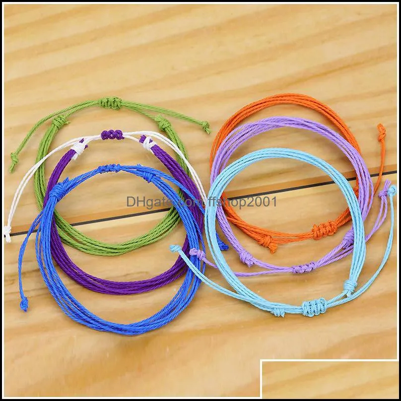 bohemian weave bracelets bangle for women men handmade ethnic braided rope bracelet beach jewelry q503fz